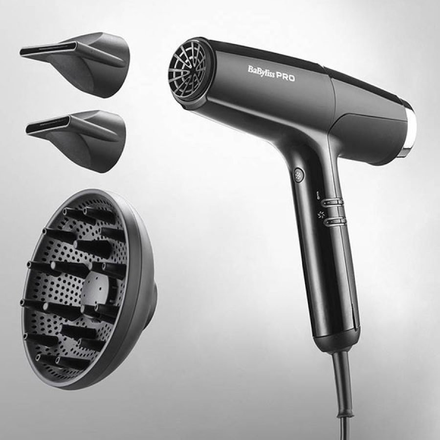 Babyliss Pro BAB8550E FALCO SILVER Hairdryer - Image 5