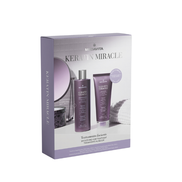 Medavita Keratin Miracle Kit (Shampoo 250ml + Mask 150ml)