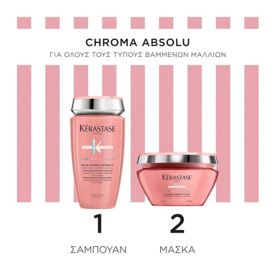 Kerastase Spring Box 2025 Chroma Absolu (Bain Riche Chroma Respect 250ml - Masque Chroma Filler 200ml) - Image 2