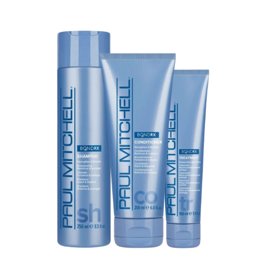 Paul Mitchell Bond Rx Set (Shampoo 250ml + Conditioner 200ml + Treatment 150ml)