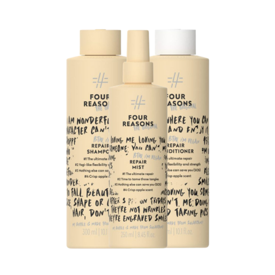 Four Reasons the Original Repair Set (Shampoo 300ml + Conditioner 300ml + Mist 250ml)