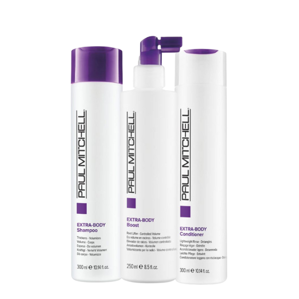 Paul Mitchell Extra Body Set (Shampoo 300ml + Conditioner 300ml + Extra-Body Boost 250ml)