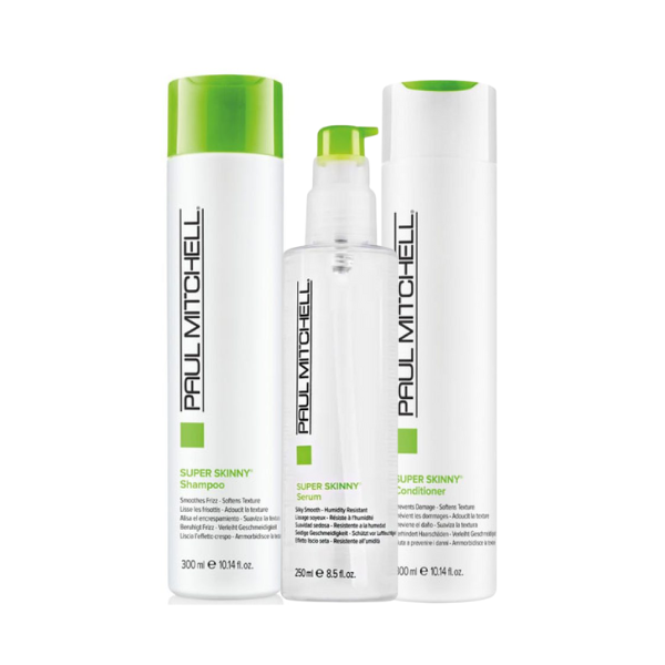 Paul Mitchell Super Skinny (Shampoo 300ml + Conditioner 300ml + Serum 250ml)