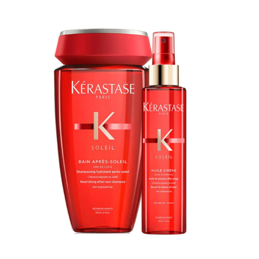 Kerastase Soleil Set (Bain Après-Soleil 250ml + Huile Sirène 150ml)