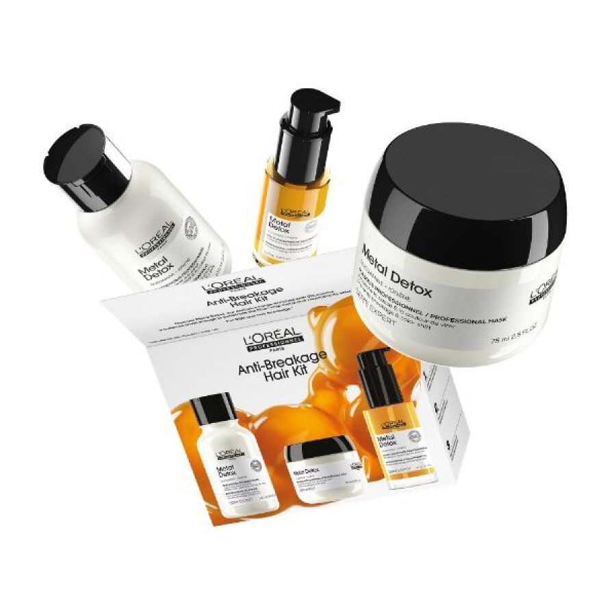 L'Oreal Serie Expert Metal Detox Mini Trio Kit (Shampoo 100ml + Mask 75ml + Oil 30ml) - Image 7