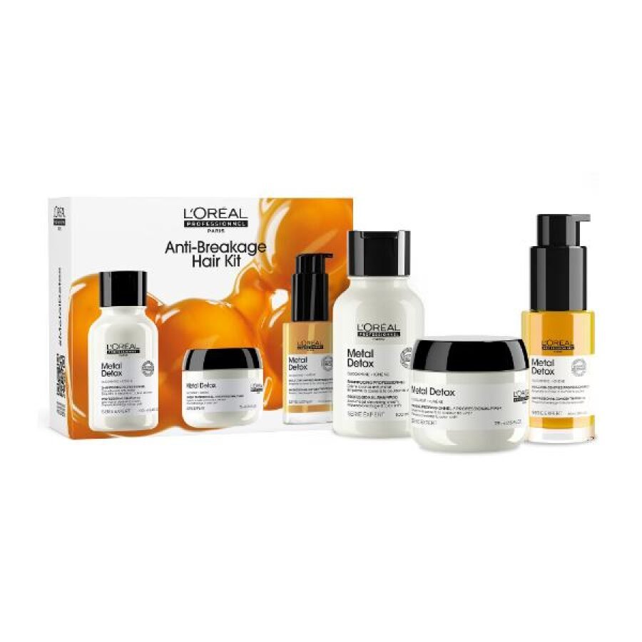 L'Oreal Serie Expert Metal Detox Mini Trio Kit (Shampoo 100ml + Mask 75ml + Oil 30ml)