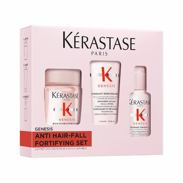 Kerastase Genesis Essentials Set (Bain Hydra-Fortifiant 80ml + Fondant Renforçateur 75ml + Défense Thermique 45ml)