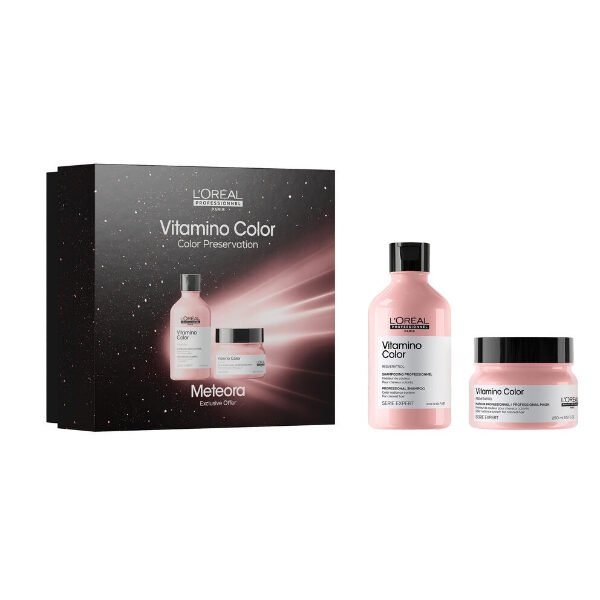 L'Oreal Professionnel Serie Expert Vitamino Color Meteora Limited Edition Gift Set (Shampoo 300ml + Mask 250ml)