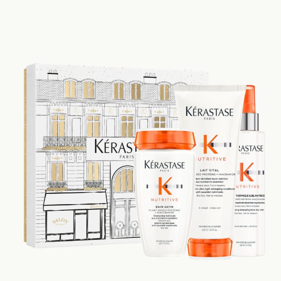 Kerastase Limited Edition 2025 Set Nutritive (Bain Satin 250 ml - Lait Vital 200ml - Lotion Thermique 150ml)