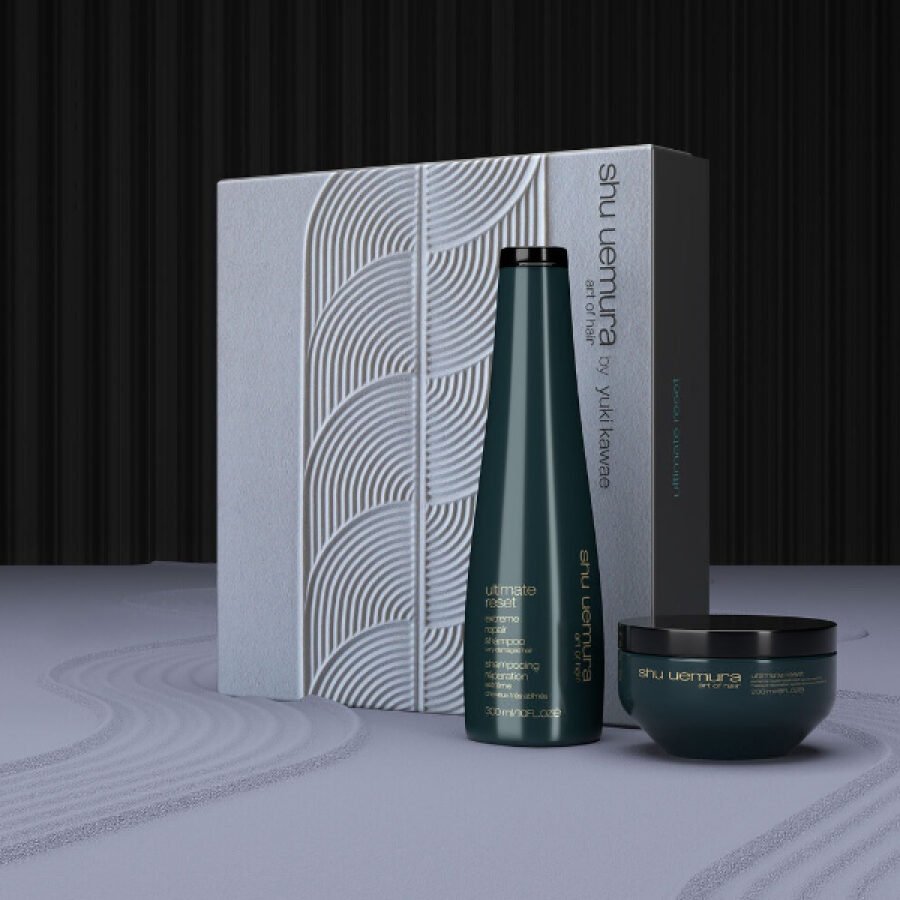 Shu Uemura Limited Edition 2025 Gift Set Ultimate Reset (Shampoo 300ml+ Masque 200ml) - Image 4