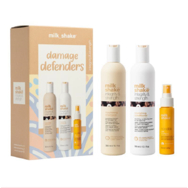 Milkshake Damage Defenders Gift Box (Shampoo 300ml + Conditioner 300ml + Incredible Milk 50ml)