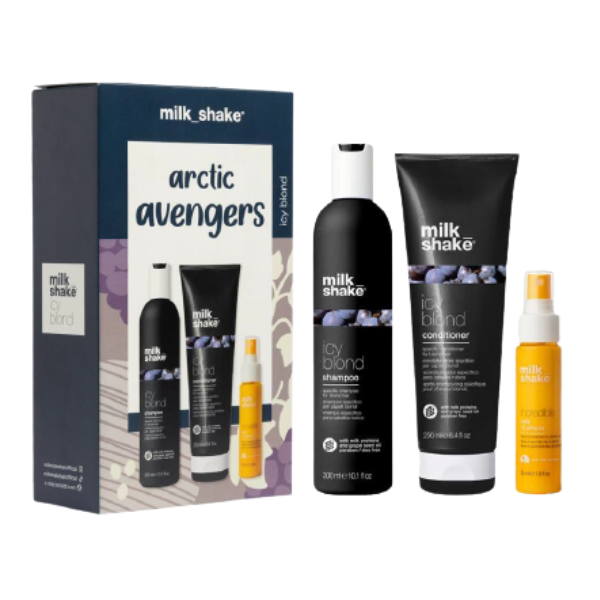 Milkshake Arctic Avengers Gift Box (Shampoo 300ml + Conditioner 300ml + Incredible Milk 50ml)