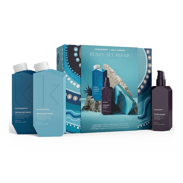 Kevin Murphy Ready. Set. Repair Holiday Set (Shampoo 250ml - Conditioner 250ml - Oil 100ml)