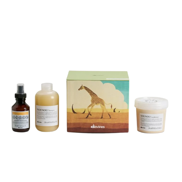 Davines Nounou Radiant Savanna Gift Box (Shampoo 250ml - Conditioner 250ml - Sealer 100ml)