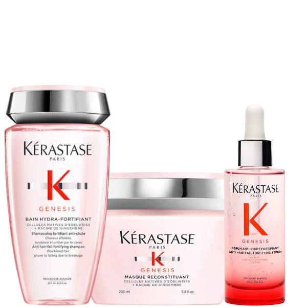 Kerastase Genesis Set (Bain hydra-Fortifiant Shampoo 250ml + Masque Reconstituant 200ml + Anti-Chute Fortifiant 90ml)